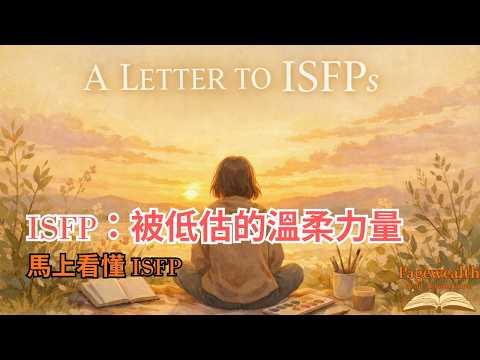 給 ISFP 的悄悄話:在喧囂世界中,擁抱你那安靜而強大的藝術靈魂「Pagewealth」